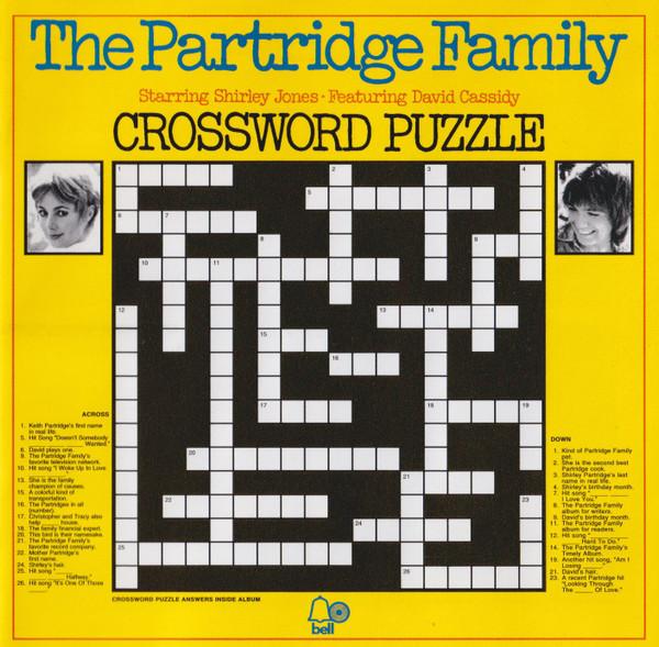 CD PARTRIDGE FAMILY STARRING SHIRLEY J Crossword Puzzle 82876511652 Arista US Pop Used