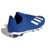 Adidas X 19.3 Round Toe Lace-Up Durable Low-Top Soccer Shoes Kids Soccer Shoes Blue EG1495