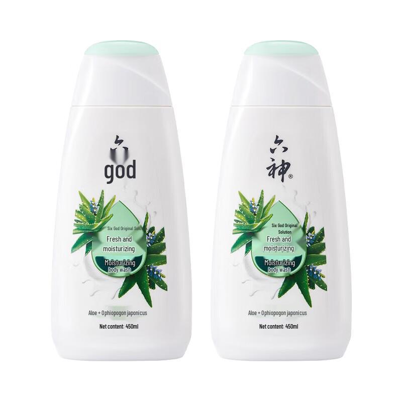 

Liu Shen Fresh & Moisturizing Shower Gel with Aloe & Ophiopogon (2x450ml)