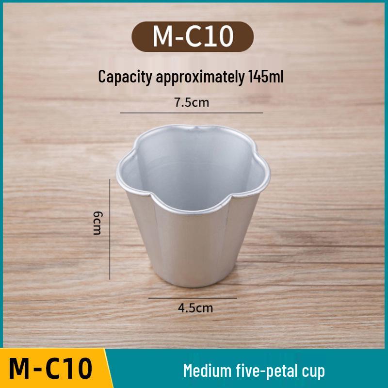 Forma na mini šifonový dort s karamelovým želé pudinkem - hliníková slitina, malá až střední velikost, forma na vaječný koláč a dezertní košíčky