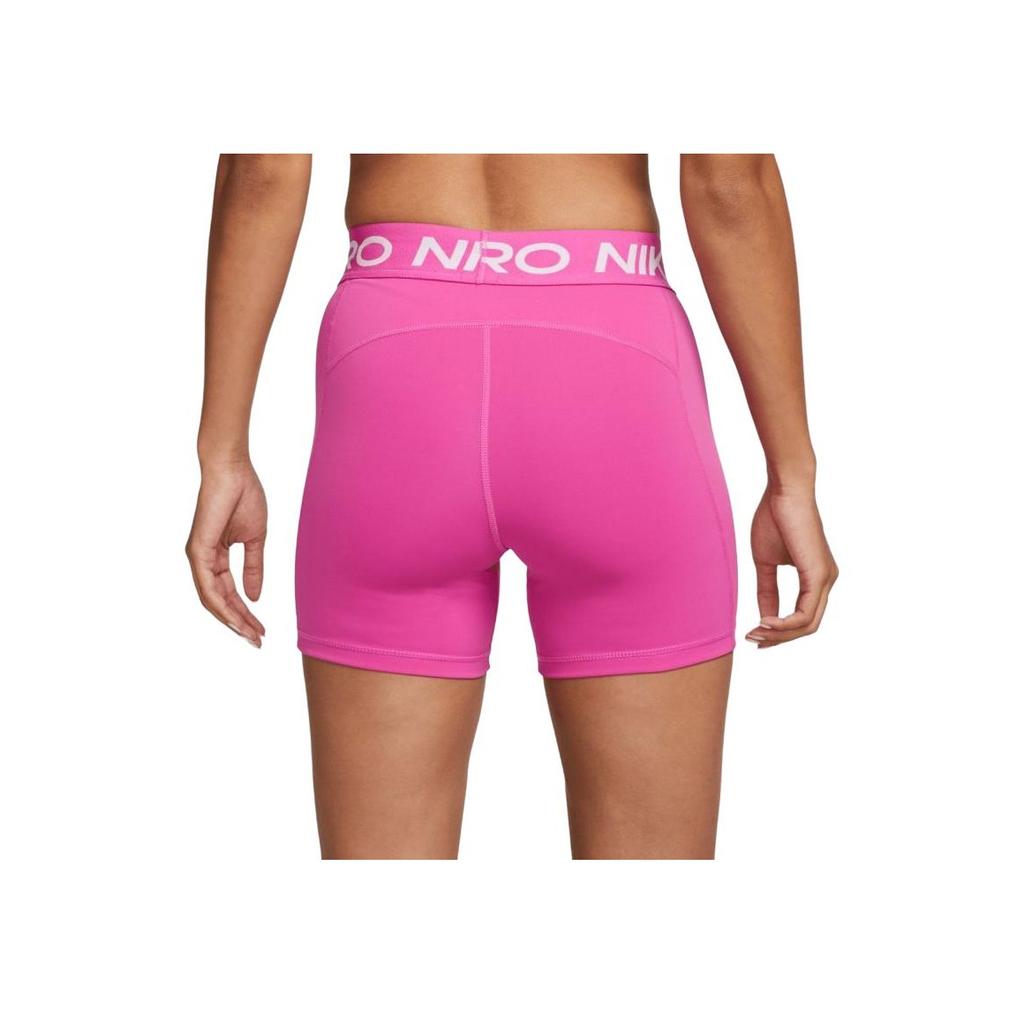 Nike Pro 365 Logo Print High-Waisted Fitness Shorts Women Shorts Purple Red CZ9831-623