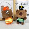Creative Career Kapibala Plush Doll Hanging Decoration Police Capybara Fire Capybara Traffic Police Capybara Gift Doll