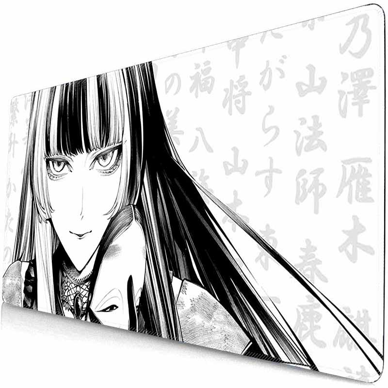 Gamer Large Mouse Pad Kawii Virtual Idol Rubber Mouse Mat Anime Girls J_Juufuutei R_Raden HD Mousepad Non-Slip Keyboard Pad