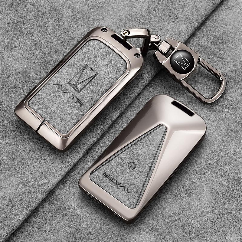 For AVATR 07 06 11 12 Zinc Alloy Key Cover Key TPU Anti-Scratch Key Case Protector Cover Premium Keychain Buckle Car Accessories