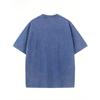 European sizes Men's Washed T-Shirt with Street Stains Graphic & Cross Print - Relaxed Fit All-Season Casual Tee for Streetwear, Outdoor Activities