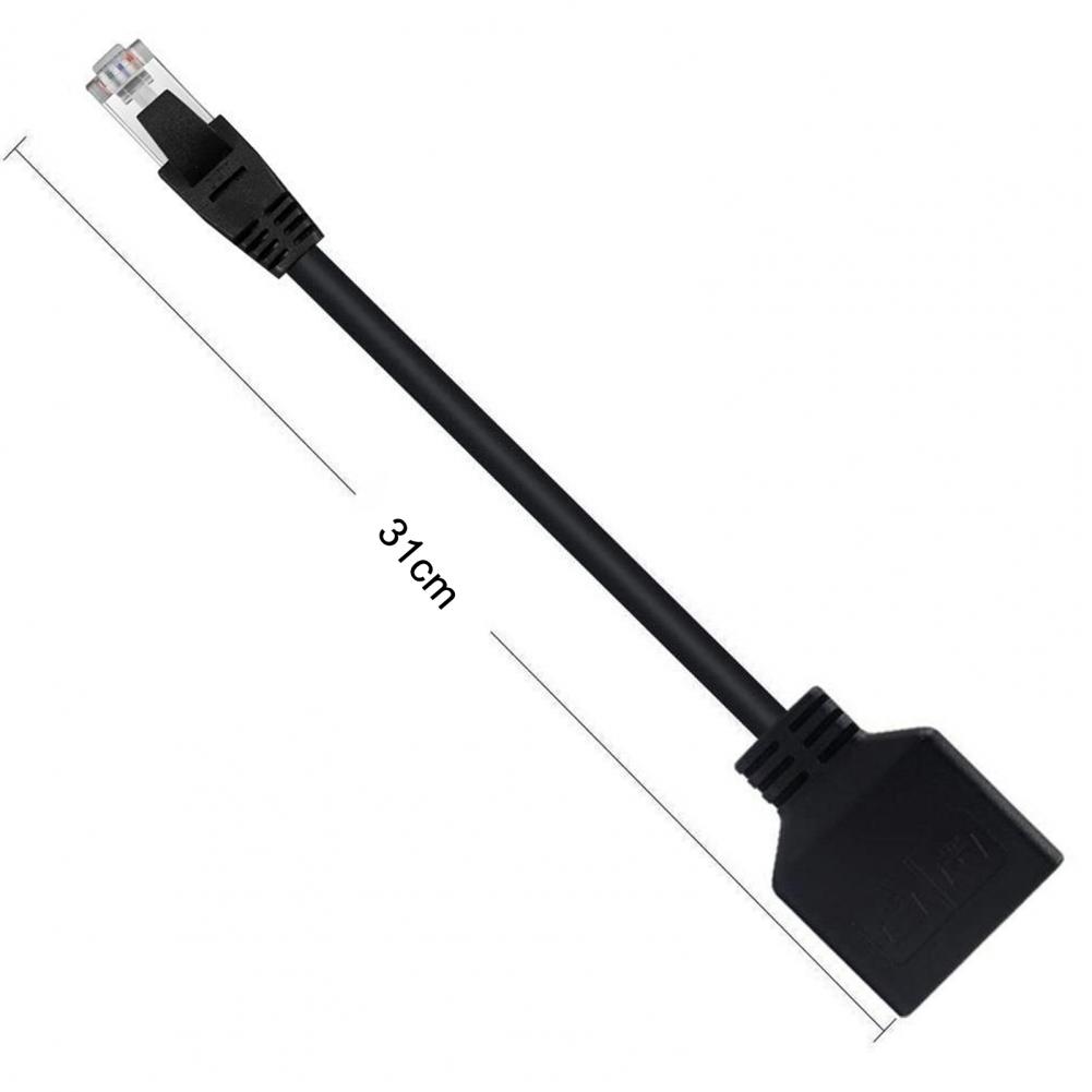 Universal Ethernet Cable Splitter RJ45 High-Speed Easy Installation Network Adapter Internet Port Extender 1 to 2