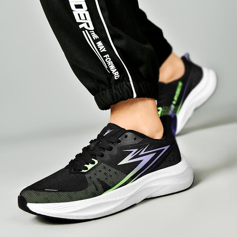 Herbst Popcorn Sport Laufschuhe ultraleicht Stoßdämpfung Rebound Mesh atmungsaktiv Paar Freizeitschuhe