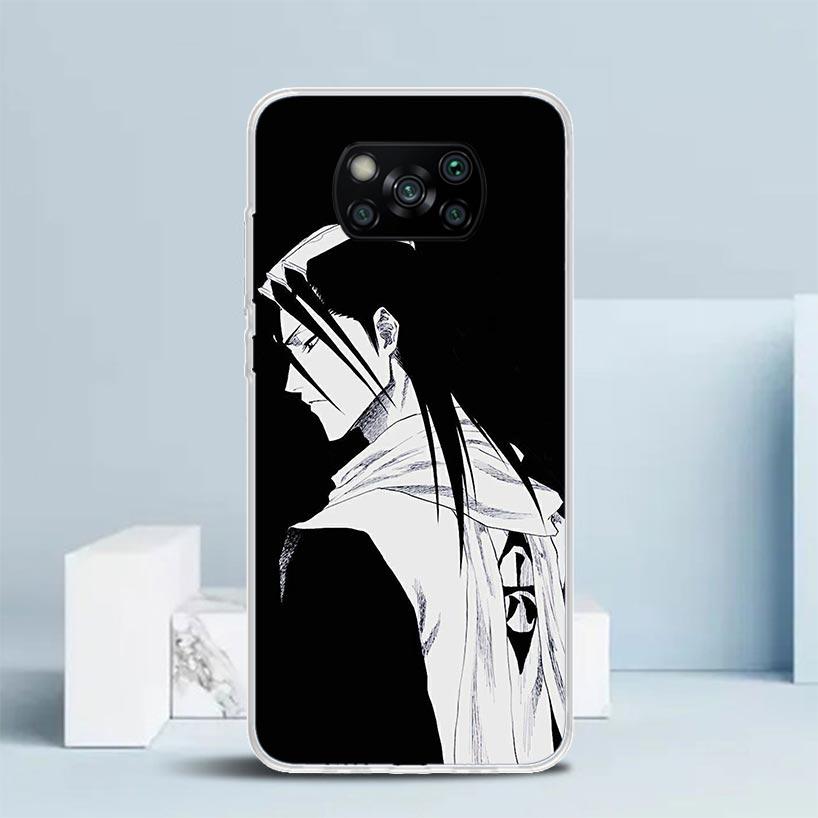 Bleach Kuchiki Byakuya Soft Cover for Xiaomi Poco F7 Ultra X7 X6 X5 Pro M7 Phone Case Redmi 15 15C 13 13C 12 12C 10 10C Print Sh