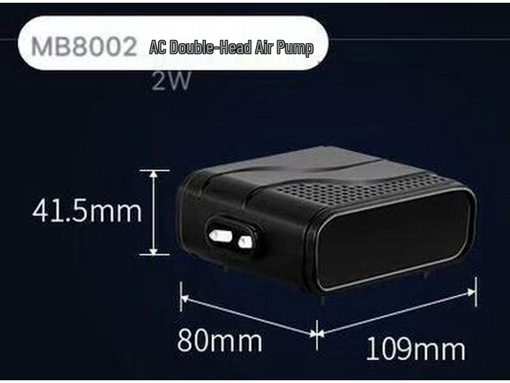 Aquarium Silent Oxygen Pump - Compact Aeration for Fish Tanks