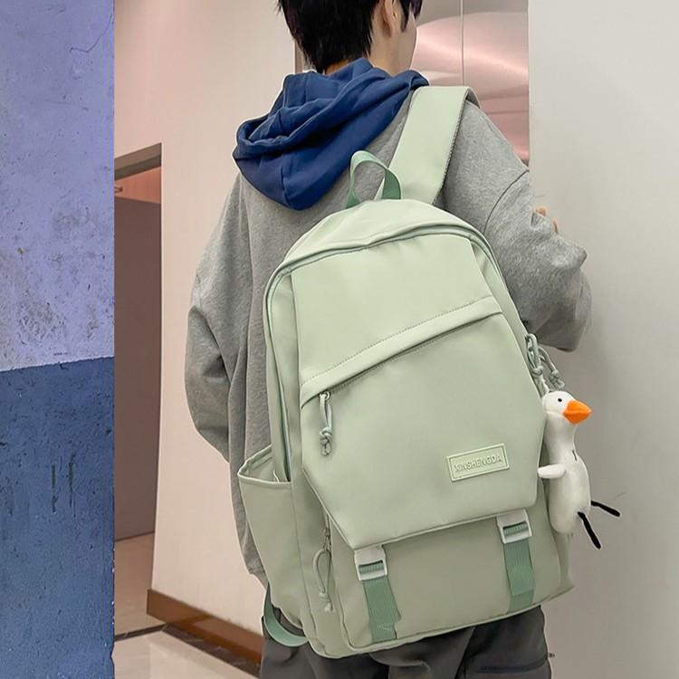 Schoolbag student schoolbag new junior high school student backpack can print logo large capacity durable lightweight backpack