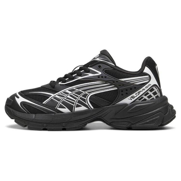 PUMA Velophasis Always On  Black Silver  Men s 395908-02 EU 40