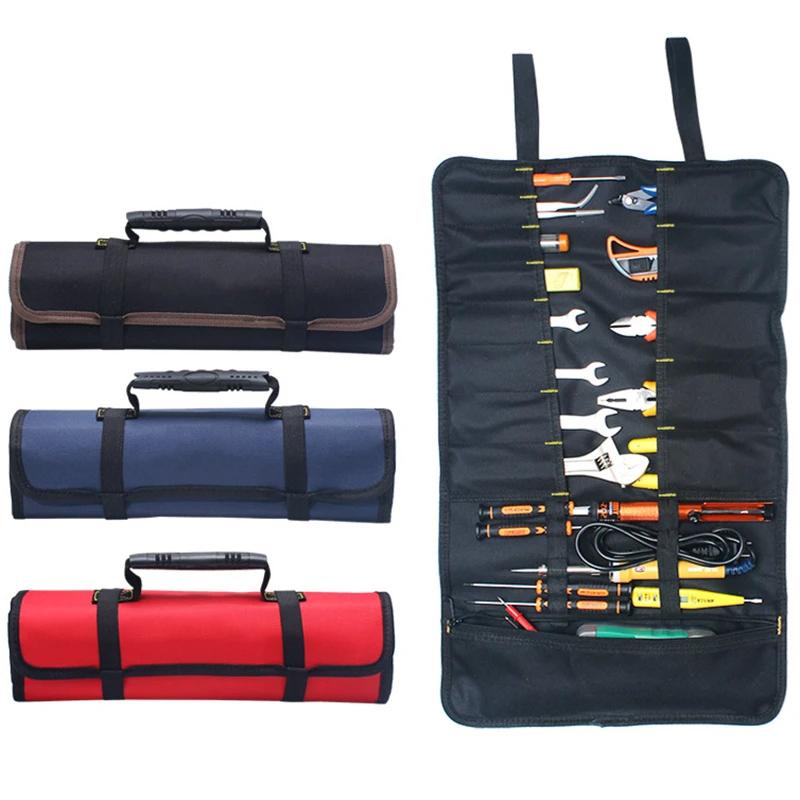 Chef Knife Bag Roll Bag Carry Case Bag Kitchen Cooking Portable Durable Storage Pockets Funda Navaja