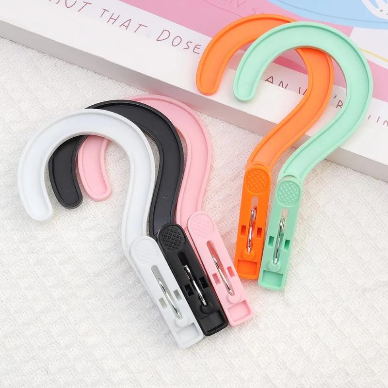 1-12PCS Clothes Pegs Windproof Anti-slip Drying Clip Travel Towels Hanger Laundry Clip Hanging Hooks Socks Clips Holder Peg
