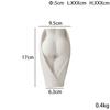 DXUIALOI Creative Minimalist Body Art Ceramic Vase Ornaments Nordic Living Room Female Sculpture Desktop Flower Arrangement Vase