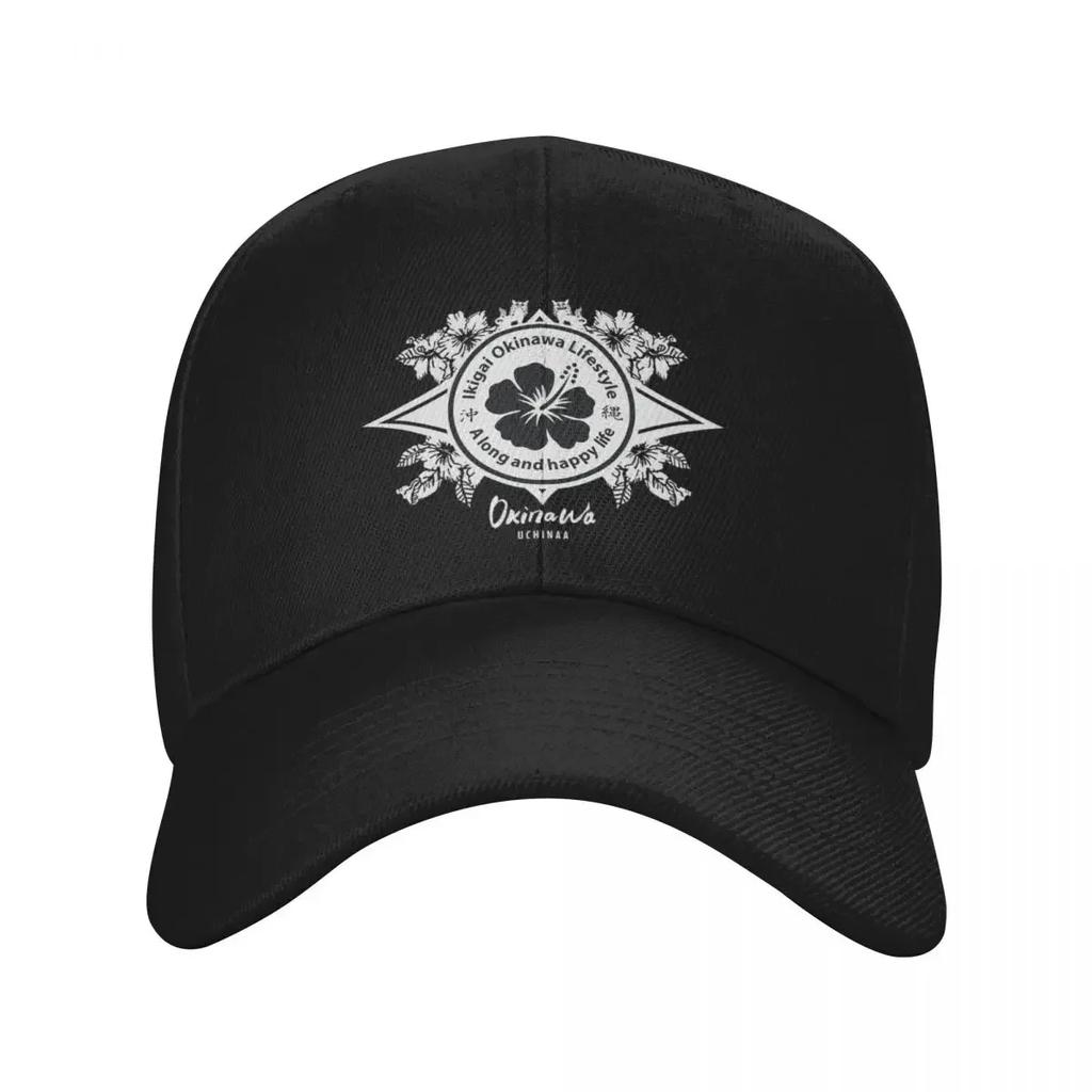 Casquette de Baseball Ikigai Okinawa Visière Thermique Chapeau Personnalisé Streetwear Casquettes Personnalisées Chapeaux pour Femmes Unisexe