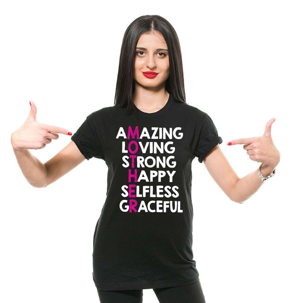 Amazing Loving Mother Shirt Mothers Day Mom Shirt Mother Shirts Mom Birthday Tee Unisex T-Shirt M