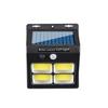 Solar Powered Outdoor Solar Lamp LED COB LED Wall Light Easy To Install Solar Garden Light  Garden