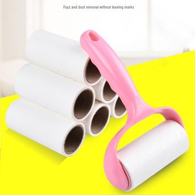 Tearable Lint Roller Brush - Hair & Dust Remover with Replacement Sheets