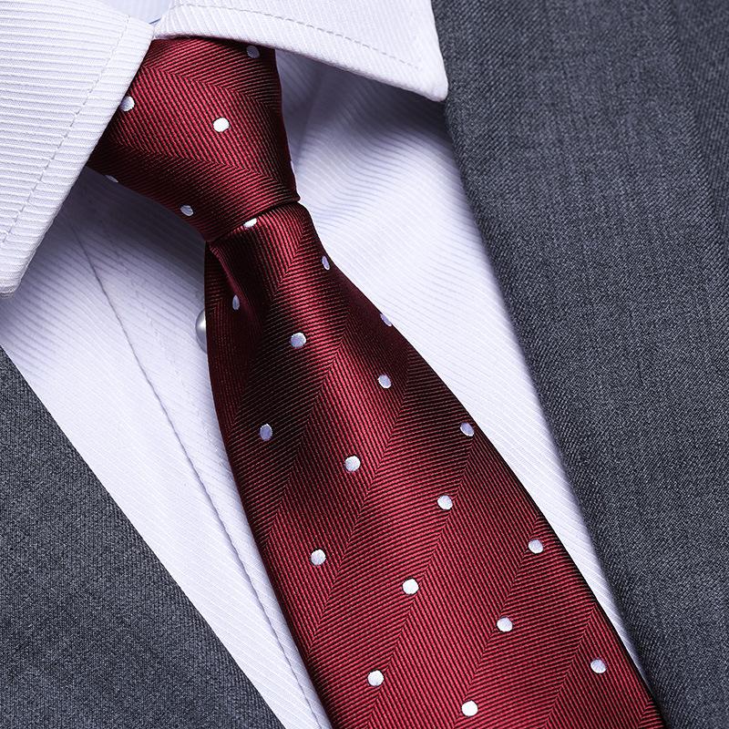 Married Men'S Red Zipper No-Tie Formal Tie Business Black Professional Groom Korean Version One-Pull Tie