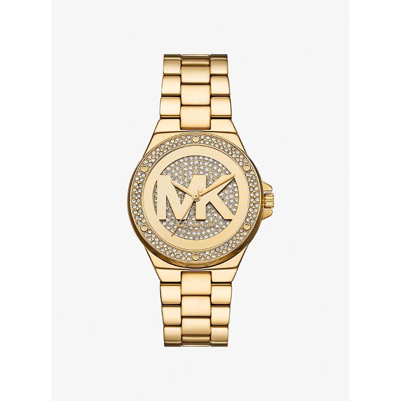 Золотой Часы Michael Kors с Паве MKO1220 золотой