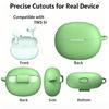 Flexible Silicone Earphone Protector Case Shock Absorption Dust Prevention for True Wireless 3e Wireless Earbud