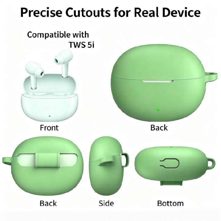 Flexible Silicone Earphone Protector Case Shock Absorption Dust Prevention for True Wireless 3e Wireless Earbud
