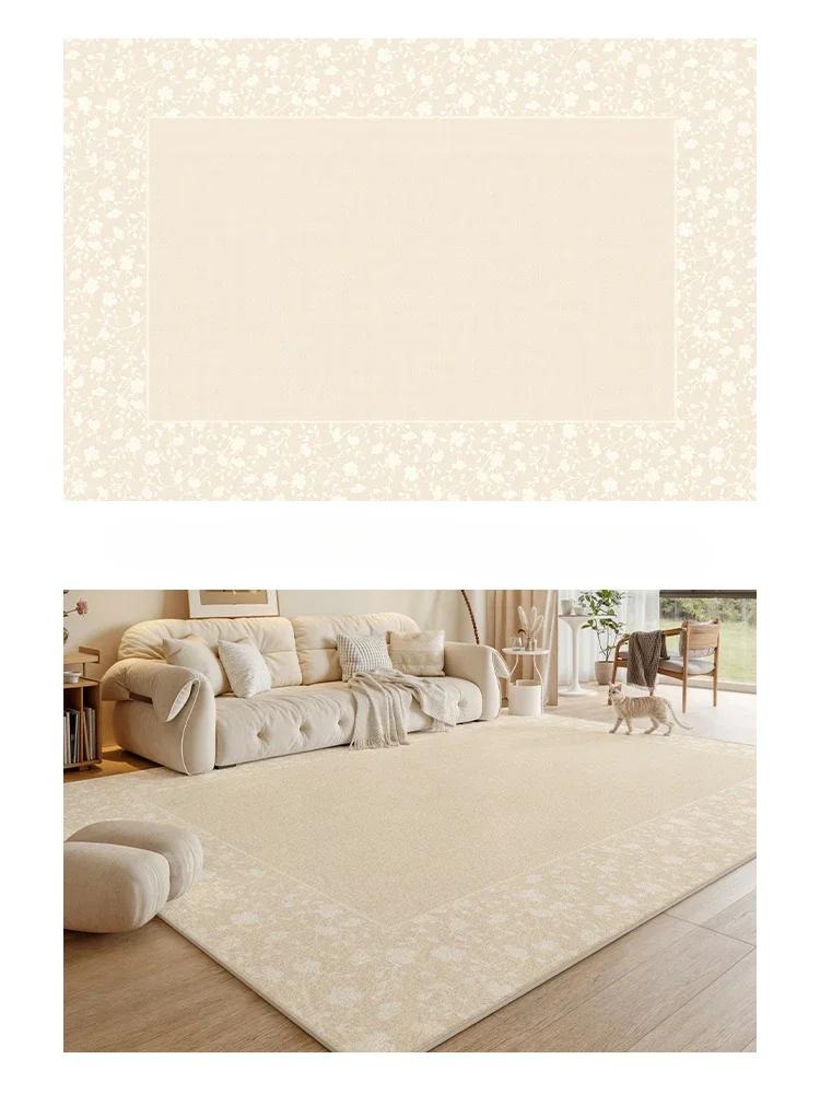 

Текстура бревна Бежевый Ковер для лесной зоны Современный Легкая роскошь Ковер для гостиной Мягкий Машинная стирка Декоративный коврик для пола для спальни 60*90cm