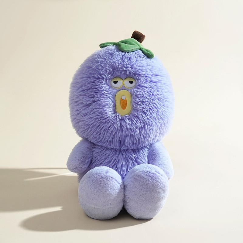 Soft Plush Monster Peach Fruit Toy With Pp Cotton For Bedroom Decor And Gifts
