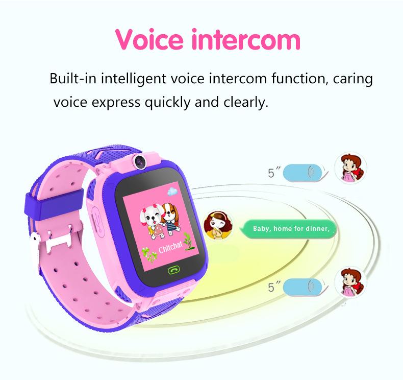 Multilingual Children's Smartwatch Q12 - Fifth Generation with Photo, Positioning, and SIM Card Features