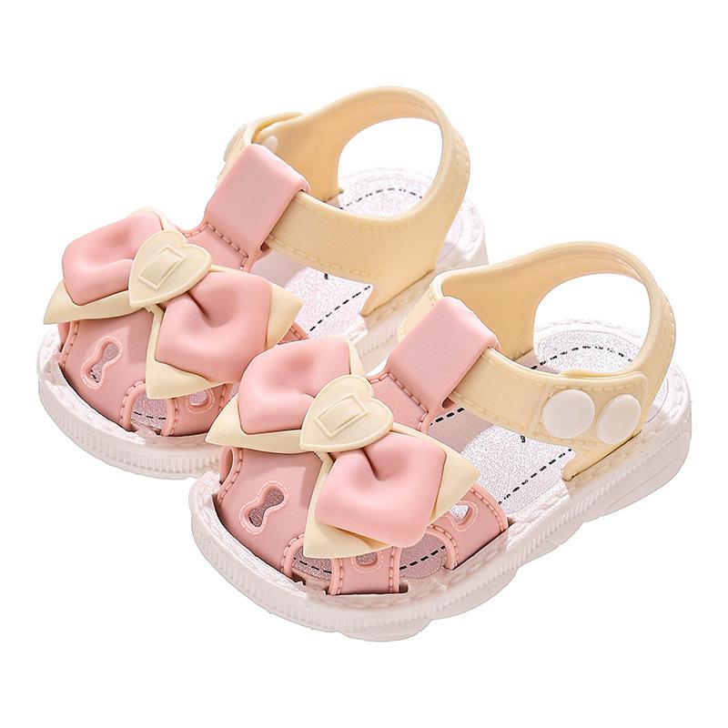 Summer Toddler Girls' Sandals, Baby Princess Closed-toe Shoes, Infant Walking Shoes, Direct Export Supply