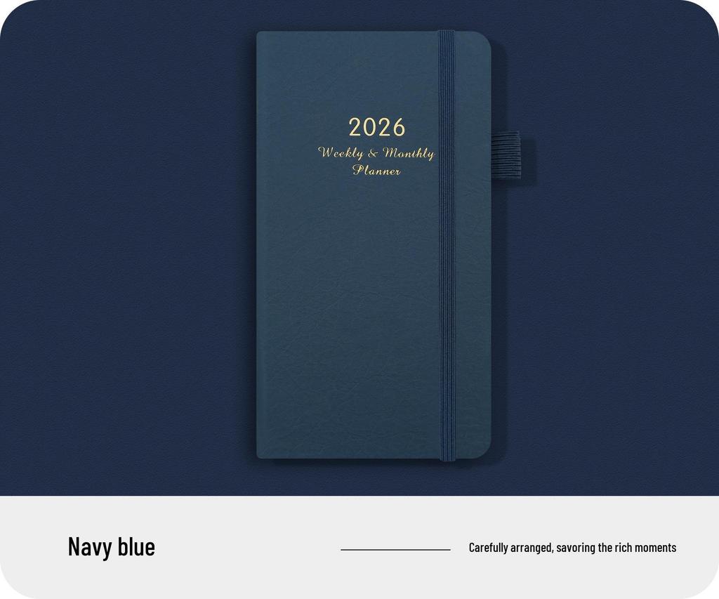 Auf Lager 2026 Englisch Wochenplaner Tagebuch 24K