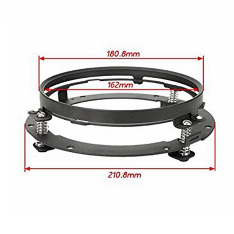 7 Zoll Runder LED-Scheinwerfer Montagehalterung Ring für Auto Jeep Wrangler JK Suzuki Samurai für Harley Motorrad 7" Halterung