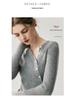 2025 Autumn/Winter Women's Slimming Cashmere Cardigan with Slant Pockets