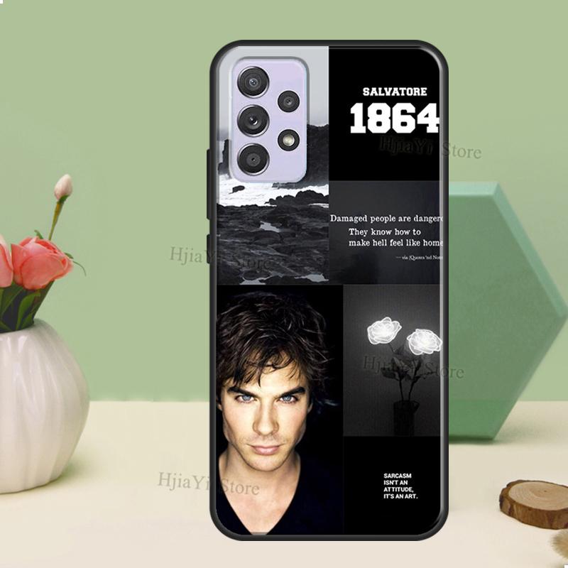 Damon Salvatore The Vampire Diaries Case For Samsung A54 A34 A24 A14 A51 A71 A12 A22 A32 A52 A72 A73 A33 A53 A13 Back Cover