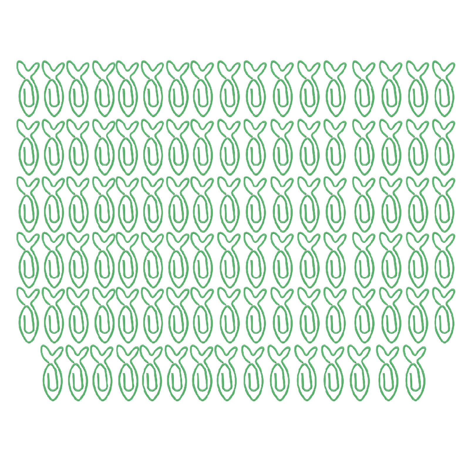 

100 шт. милых форменных скрепок для офиса, набор легких декоративных милых форм, зажим для скрепок для Sc Fish