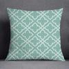 45x45cm Fresh Green Simple Geometric Pillow Cover Living Room Sofa Office Seat Car Waist Cushion   Home Decoration