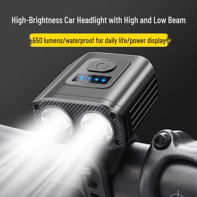 Rechargeable High Lumen Mini Bicycle Headlight for Night Riding