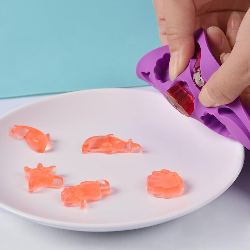 1 buc silicon animale marine ciocolată mucegai delfin bomboane jeleu copt mucegai stele de mare tort decor a face set gheață tavă cadouri