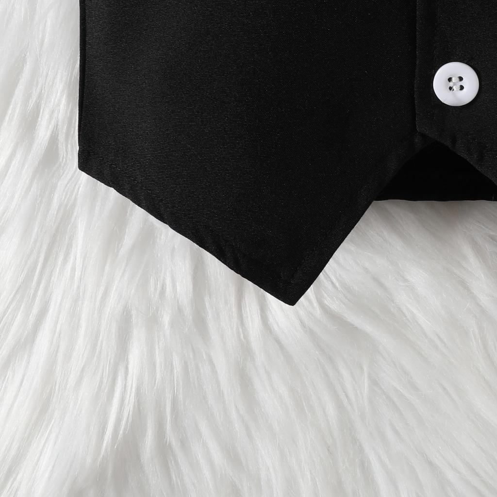 Dětský dvoudílný dívčí outfit Jednobarevná tílka bez rukávů a skládaná sukně s páskem na letní oblečení