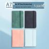 A7 Mini Pocket Notebook with Thick Leather Cover - Retro and Simple Design