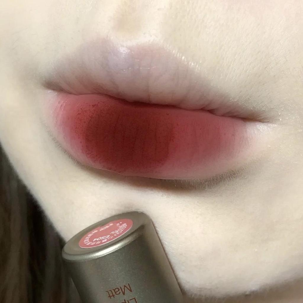 Brillo de Labios Mate de Terciopelo Tubo Plateado DIXI: Labial Blanqueador, Pigmentado, de Larga Duración, No Pegajoso.