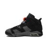 Paris Saint-Germain Air Jordan 6 Retro BG 'Iron Grey' (Unisex) Iron Grey / Infrared 23-Black Kids' Basketball Shoes CN1078 001