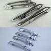 Car Body Styling Armrest Handrail Stick Frame Lamp Trim ABS Chrome Door Handle 8PCs For Kia Sportage KX5 2016 2017 2018