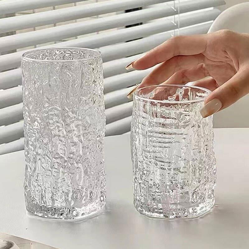 240ml/340ml Water Cups Household Internet-famous Juice Cups InS-style Bark Cups Beer Mugs Coffee Cups Camping Outdoor Cooking