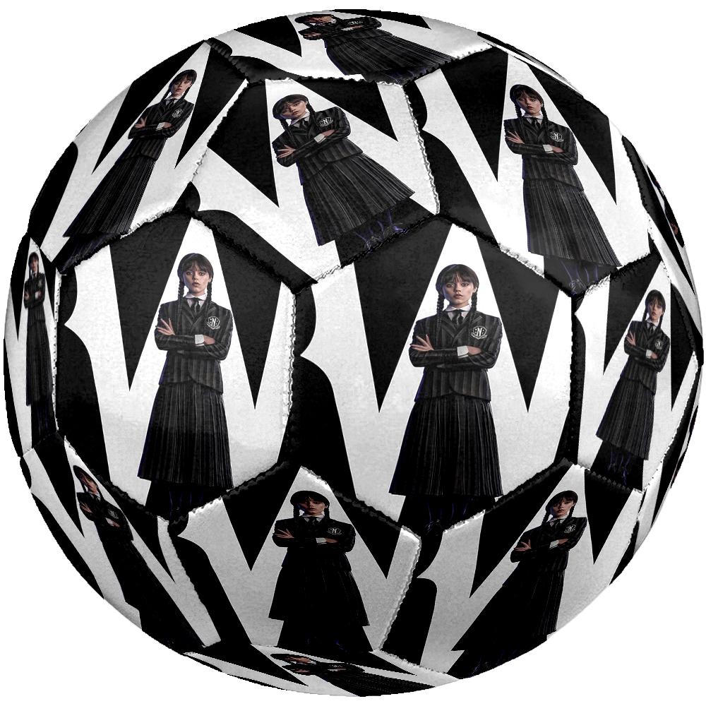 Wednesday Theme Size 5 Soccer Ball, Suitable for Both Indoor and Outdoor Matches, a Gift Suitable for Everyone.