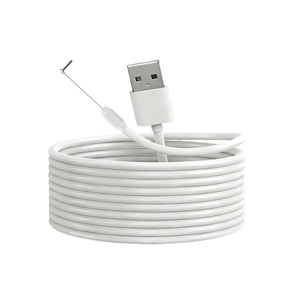 Ultra-thin Ultra-flat Power Extension Cable with App Control 4-Meter Length for Ring Doorbell Charging