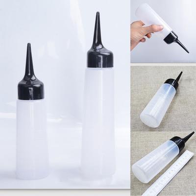 150 ml/250 ml Kunststoff Salon Haarfarbe Applikator Flasche Waage Friseur Haarfärbemittel Flasche Messwerkzeug Dosierflaschen