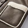 Xiangying Women's Reversible Shearling Coat