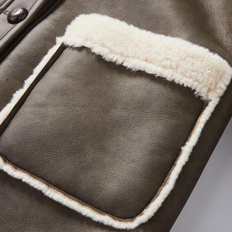 Xiangying Women's Reversible Shearling Coat