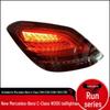 Mercedes-Benz W205 C-Class Taillight Upgrade: C180/C200/C300/C400 Old To New Model Rear Light Assembly